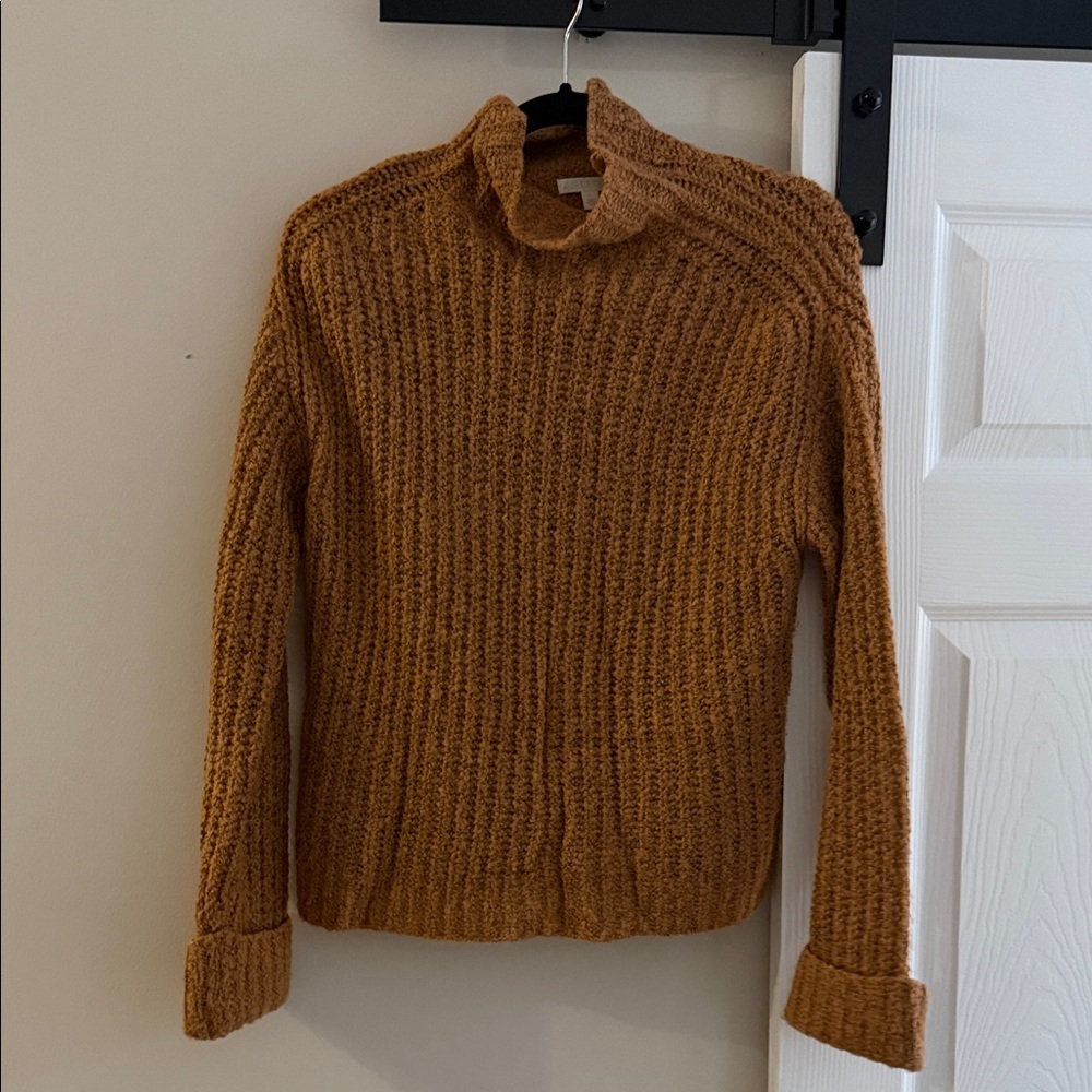 Abound Warm Tan Cowl Neck Sweater